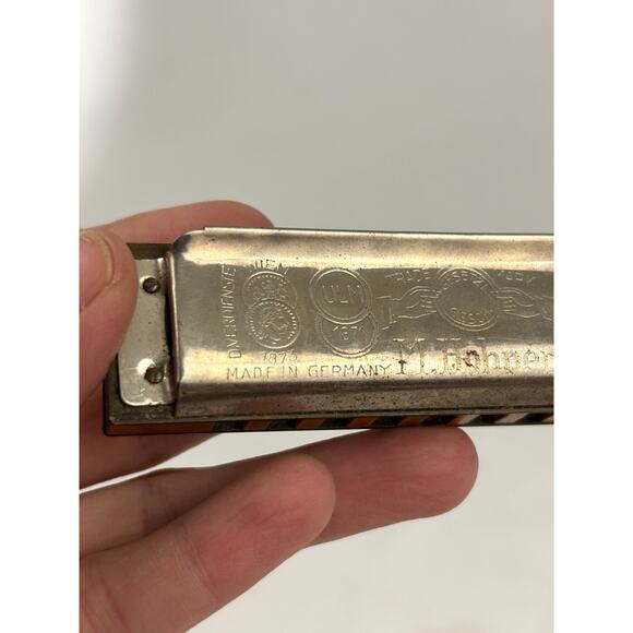 Vintage M Hohner's Harmonica Marine Band Germany Key of C - Picture 16 of 16